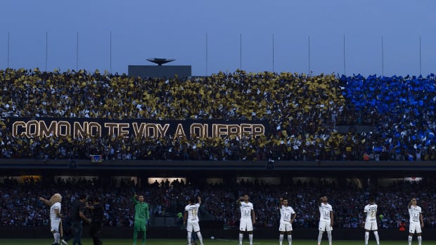 La Rebel de Pumas hizo un espectacular recibimiento a su equipo